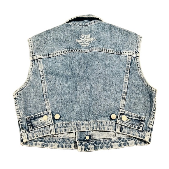 REPLAY & SONS**Cropped Denim Vest**Size III (3)**VINTAGE NEW - Picture 4 of 4